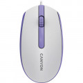 Мишка Canyon M-10 USB White Lavender (CNE-CMS10WL)