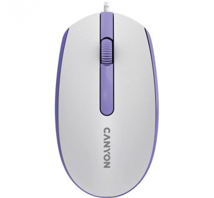 Мишка Canyon M-10 USB White Lavender (CNE-CMS10WL)