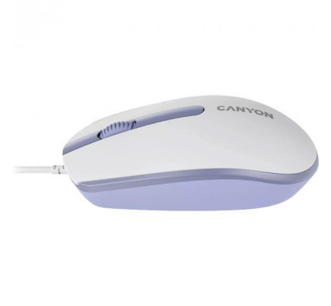 Мишка Canyon M-10 USB White Lavender (CNE-CMS10WL)