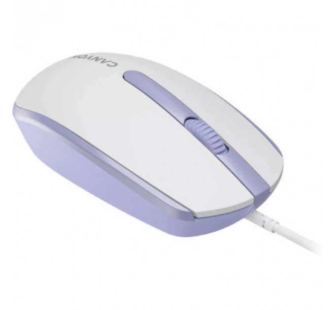 Мишка Canyon M-10 USB White Lavender (CNE-CMS10WL)