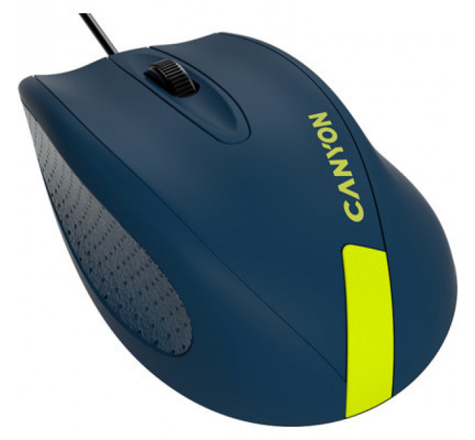Мишка Canyon M-11 USB Blue/Yellow (CNE-CMS11BY)