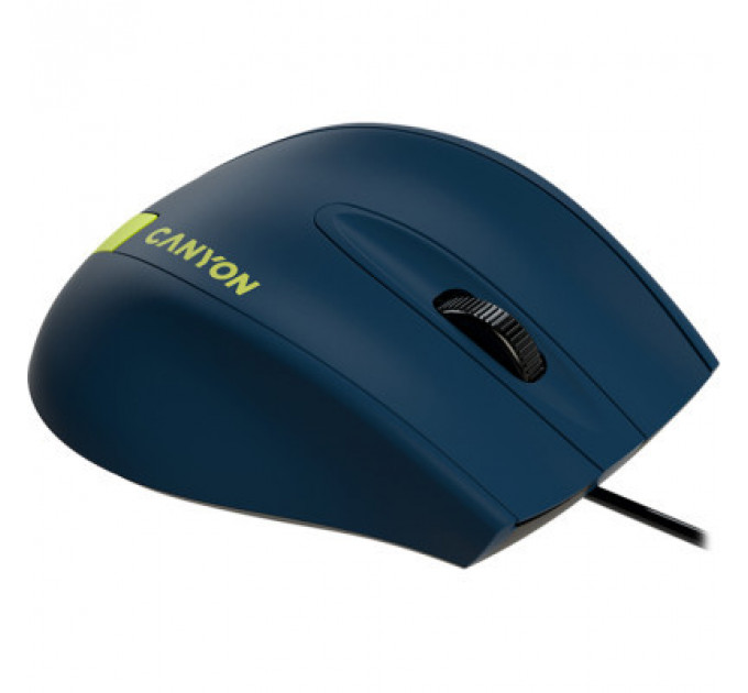 Мишка Canyon M-11 USB Blue/Yellow (CNE-CMS11BY)