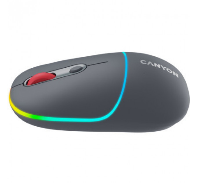 Мишка Canyon MW-22 Dual Band RGB Wireless Dark Grey (CNS-CMSW22DG)