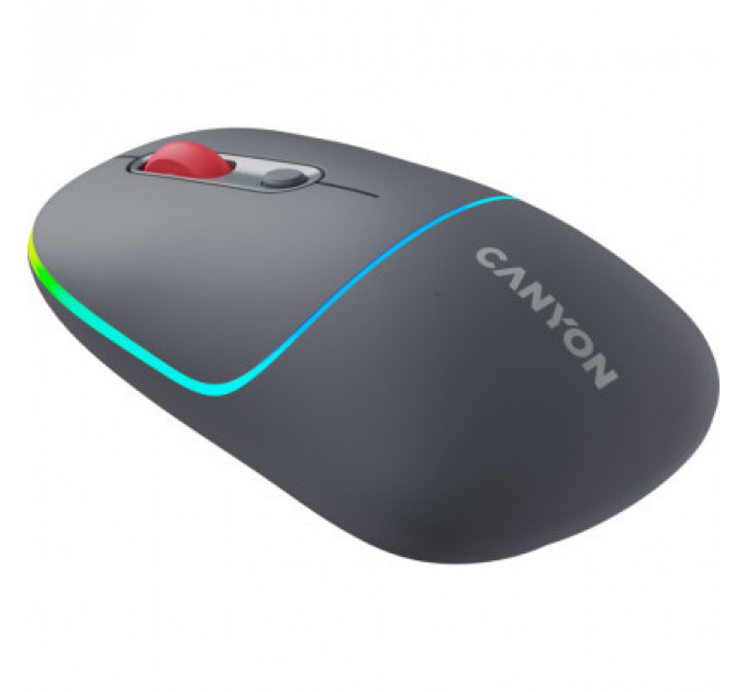 Мишка Canyon MW-22 Dual Band RGB Wireless Dark Grey (CNS-CMSW22DG)