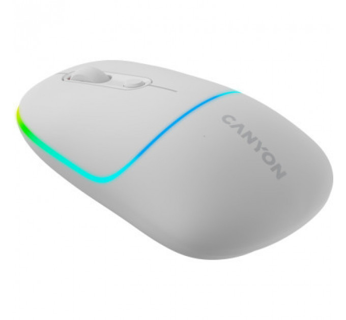 Мишка Canyon MW-22 Dual Band RGB Wireless Snow White (CNS-CMSW22SW)