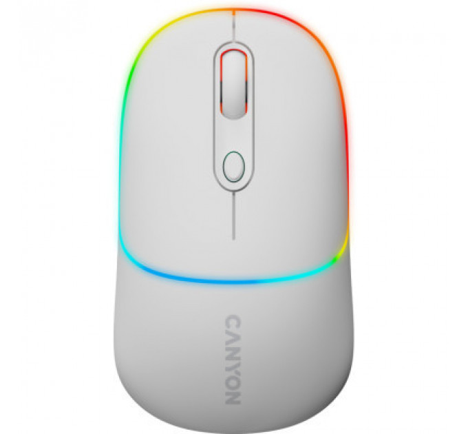 Мишка Canyon MW-22 Dual Band RGB Wireless Snow White (CNS-CMSW22SW)