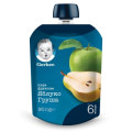 Gerber Дитяче пюре Gerber Pouch Яблуко і груша, 90 г (7613036345507)
