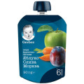 Gerber Дитяче пюре Gerber Яблуко Слива Морква 90 г (7613036345903)