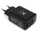 Vinga Зарядний пристрій Vinga 2xUSB-C + USB-A Display 45W (VCR45ACCDB)