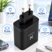 Vinga Зарядний пристрій Vinga 2xUSB-C + USB-A Display 65W (VCR65ACCDB)