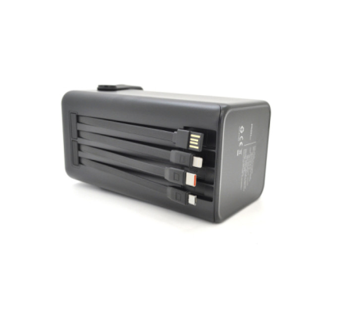 ACL Батарея універсальна ACL 80000mAh, 22.5W, USB/Micro/Type-C/Lighting, Flashlight (PW-152)