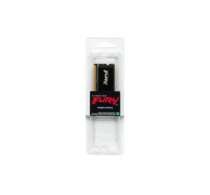 Kingston Fury (ex.HyperX) Модуль пам'яті для ноутбука SoDIMM DDR4 8GB 3200 MHz Fury Impact Kingston Fury (ex.HyperX) (KF432S20IB/8)
