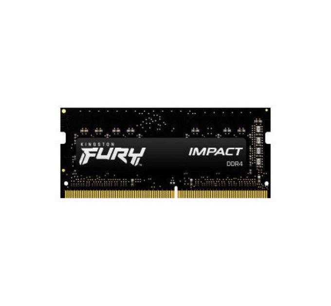 Kingston Fury (ex.HyperX) Модуль пам'яті для ноутбука SoDIMM DDR4 64GB (2x32GB) 3200 MHz Fury Impact Kingston Fury (ex.HyperX) (KF432S20IBK2/64)