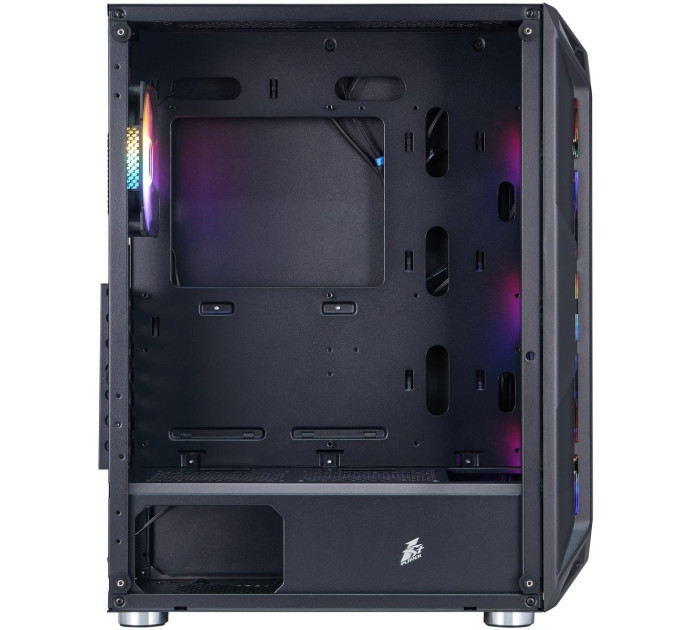 Корпус 1stPlayer X6-BK-4F1 Black без БЖ