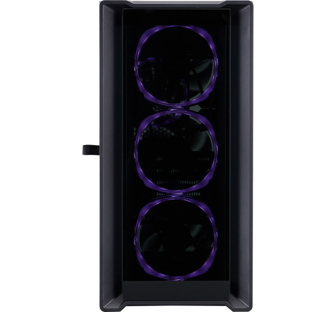 Корпус 1stPlayer T4-G-BK-4FS7 Black