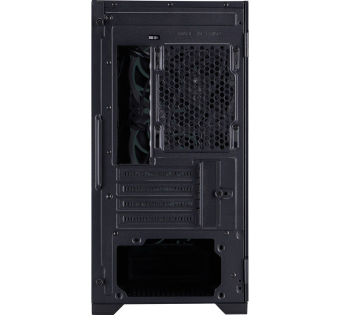 Корпус 1stPlayer T4-G-BK-4FS7 Black