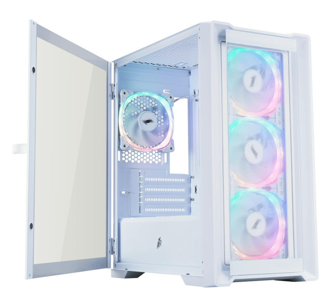 1stPlayer Корпус 1stPlayer T4-G-WH-4FS7-W White