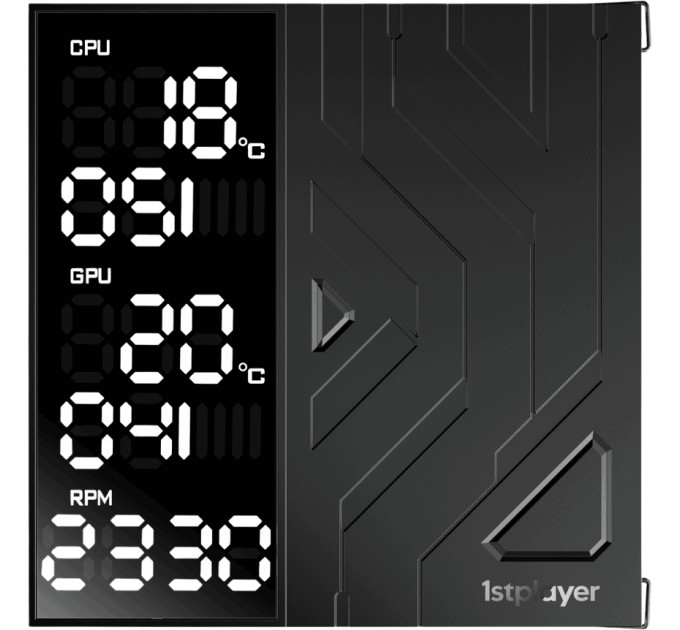 Кулер процесорний 1stPlayer FB12DS-7 Black