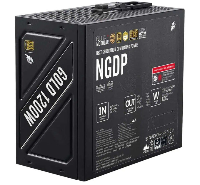 Блок живлення 1stPlayer HA-1200BA4 1200W (NGDP-GLD-1200-BK-EU)