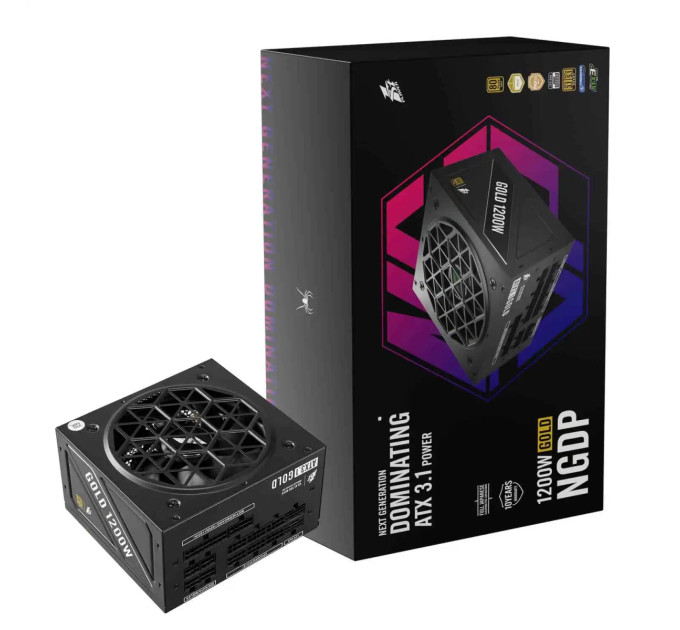 Блок живлення 1stPlayer HA-1200BA4 1200W (NGDP-GLD-1200-BK-EU)