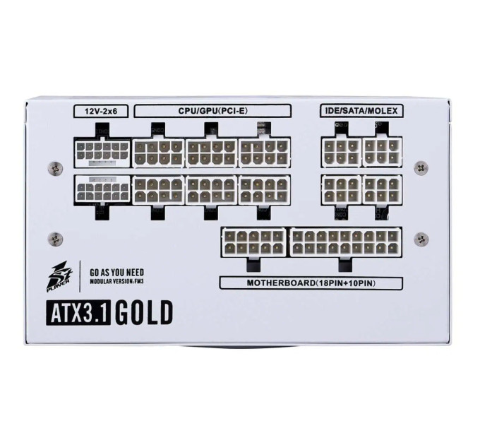 Блок живлення 1stPlayer HA-1200BA4 1200W White (NGDP-GLD-1200-WH-EU)