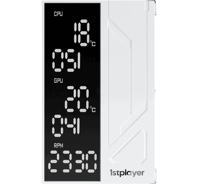 Кулер процесорний 1stPlayer FB12S-6 White