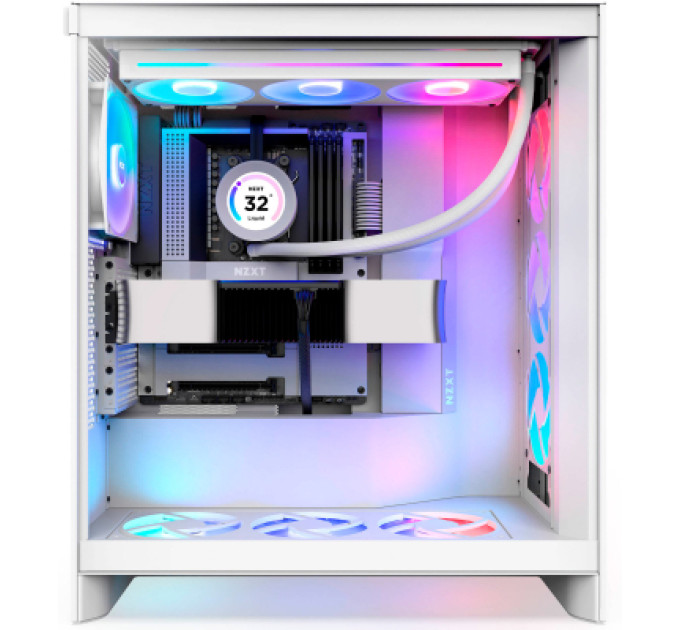 NZXT Корпус NZXT H7 Flow RGB All White (CM-H72FW-R1)
