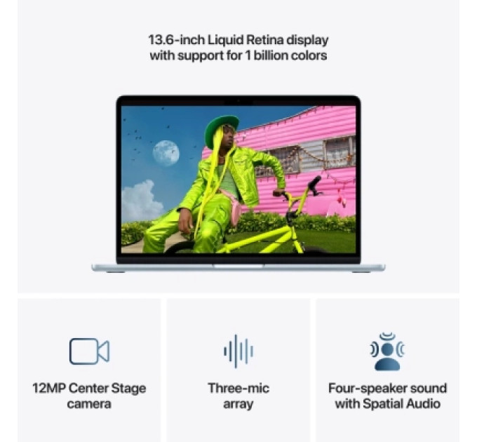Apple Ноутбук Apple MacBook Air 13 M5 A3449 Sky Blue (MDHH4UA/A)