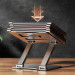 RTAKO Підставка до ноутбука RTAKO RS-CP75A Dual-Layer Carbon Steel Laptop Stand (6930539527331)