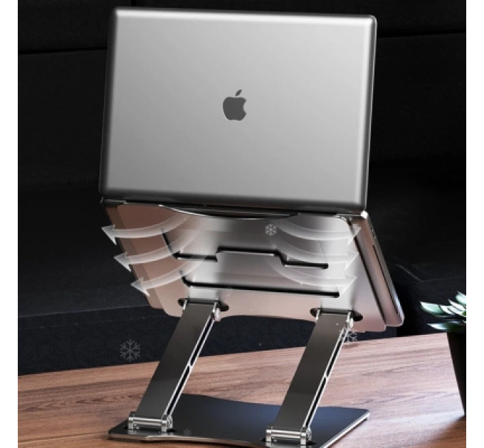RTAKO Підставка до ноутбука RTAKO RS-CP75A Dual-Layer Carbon Steel Laptop Stand (6930539527331)
