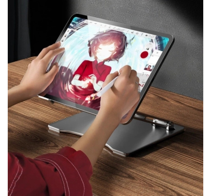 RTAKO Підставка до ноутбука RTAKO RS-CP75A Dual-Layer Carbon Steel Laptop Stand (6930539527331)