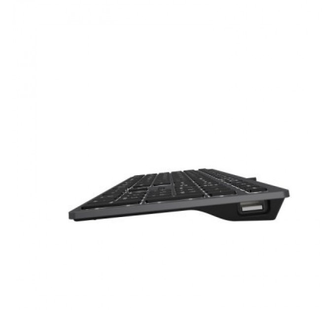 Клавіатура A4Tech FX60H USB Grey White backlit