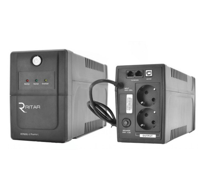 Ritar Пристрій безперебійного живлення Ritar RTP600L-U (360W) Proxima-L (RTP600L-U)