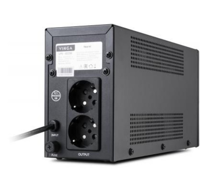 Vinga Пристрій безперебійного живлення Vinga LED 800VA metal case (VPE-800M)