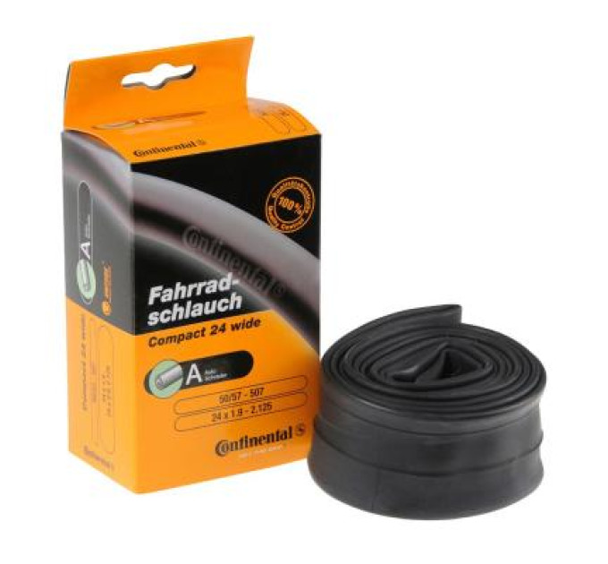 Continental Велосипедна камера Continental Compact 24"x2.0-2.4 wide 50-507 / 60-507 RE AV40mm (181321)