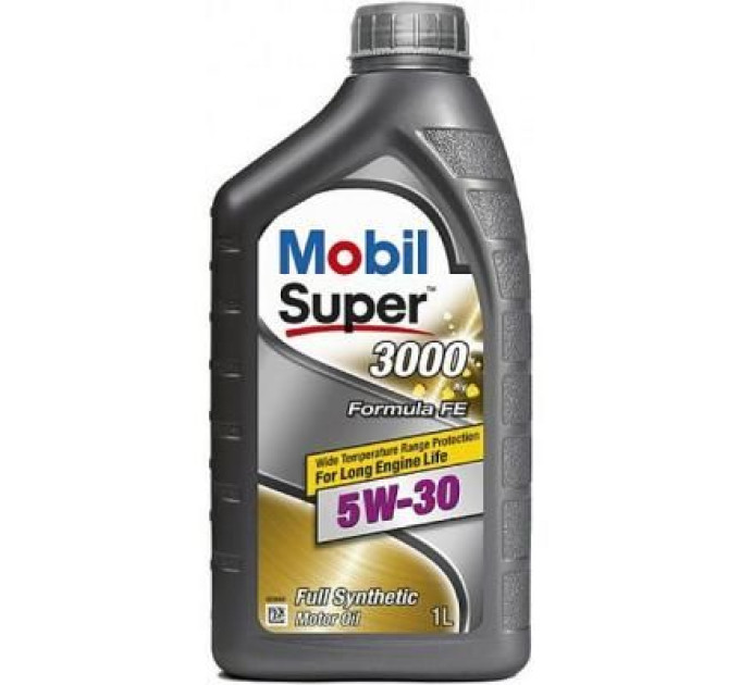 Mobil Моторна олива Mobil SUPER 3000 F-FE 5W30 1л (MB 5W30 3000 FE 1L)