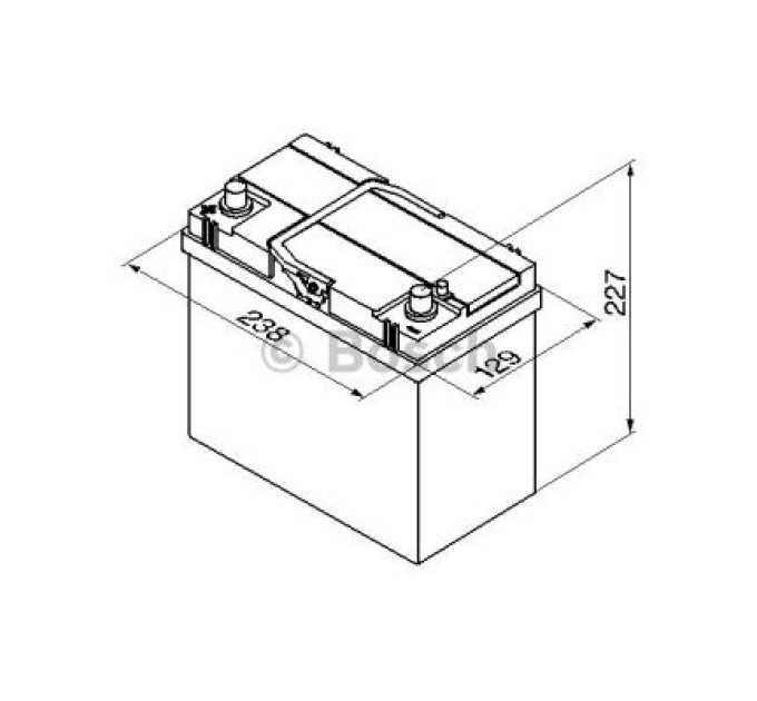 Bosch Акумулятор автомобільний Bosch 45А (0 092 S40 230)