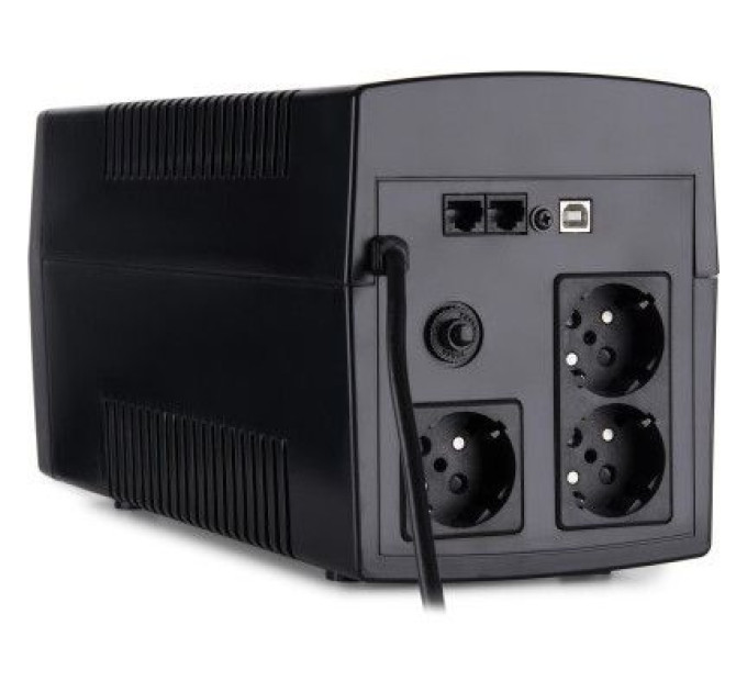 Vinga Пристрій безперебійного живлення Vinga LCD 1200VA plastic case with USB (VPC-1200PU)
