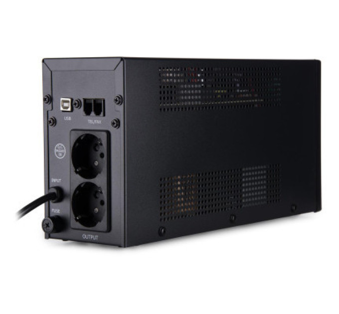 Vinga Пристрій безперебійного живлення Vinga LED 600VA metal case with USB (VPE-600MU)