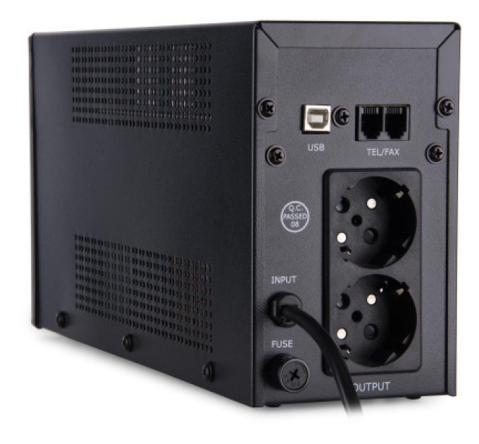 Vinga Пристрій безперебійного живлення Vinga LED 600VA metal case with USB (VPE-600MU)