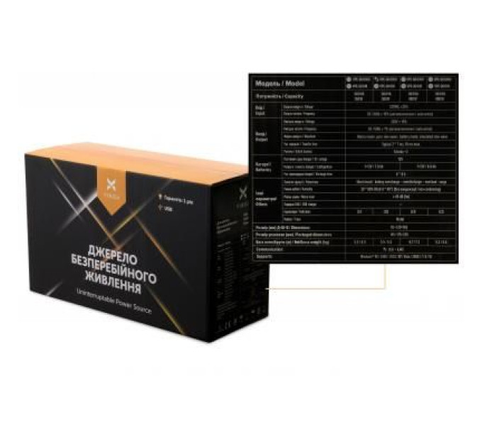 Vinga Пристрій безперебійного живлення Vinga LCD 600VA metal case with USB (VPC-600MU)