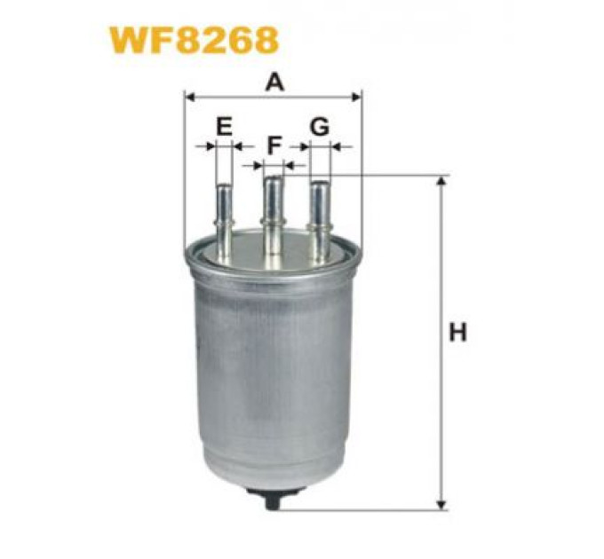 Wixfiltron Фільтр паливний Wixfiltron WF8268