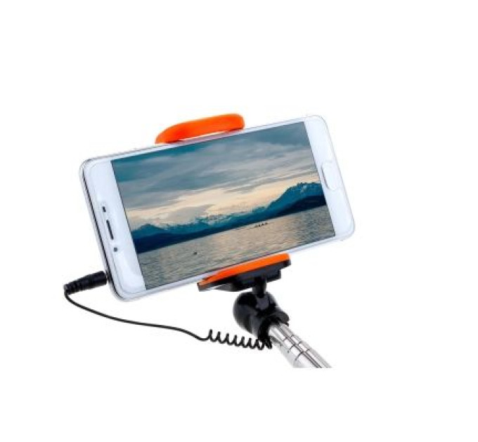 Grand-X Монопод для селфі Grand-X Deluxe Click 3,5 U-крепление 180-780мм Orange (MPGDJ3CUO)