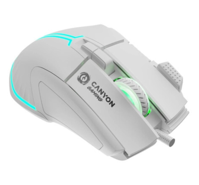 Canyon Мишка Canyon Fortnax GM-636 RGB USB White (CND-SGM636W)