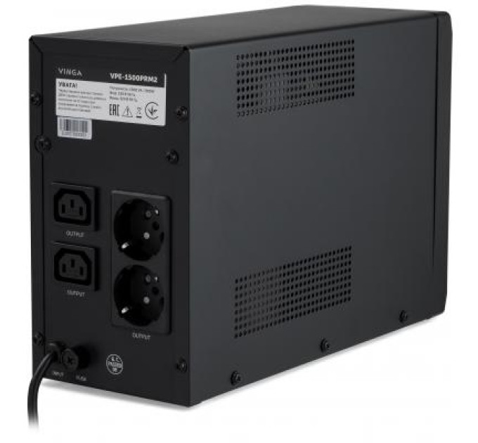 Vinga Пристрій безперебійного живлення Vinga LED 1500VA ( VPE-1500PRM2 ) (VPE-1500PRM2)