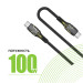 Intaleo Дата кабель USB-C to USB-C 2.0m CBGPD100WTT2 100W Intaleo (1283126559570)