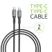 Intaleo Дата кабель USB-C to USB-C 2.0m CBGPD100WTT2 100W Intaleo (1283126559570)