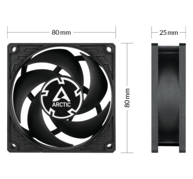 Arctic Кулер до корпусу Arctic P8 MAX (ACFAN00286A)