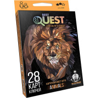Настільна гра Danko Toys Best Quest Тварини, українська (BQ-01-02U)