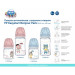Canpol babies Пляшечка для годування Canpol babies Bonjour Paris з широким отвором 240 мл Синя (35/232_blu)